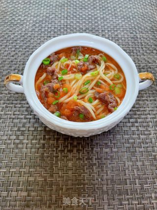 番茄牛肉面的做法