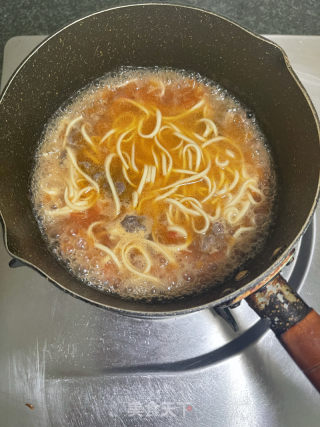 番茄牛肉面的做法步骤：16
