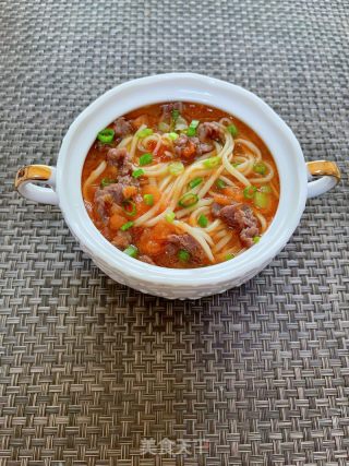 番茄牛肉面的做法步骤：18