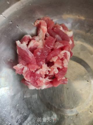 艾叶肉丝汤的做法步骤：1