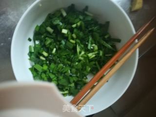 韭菜小饼的做法步骤：3