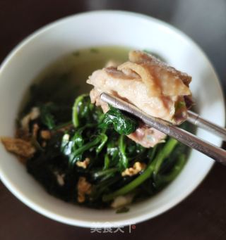 鸡块艾叶汤的做法步骤：8