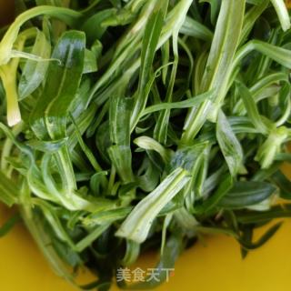 毛蛤拌面条菜的做法步骤：1