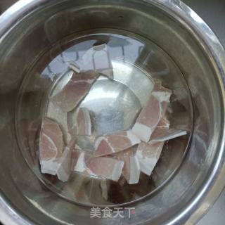 金华火腿炒儿菜的做法步骤：3