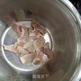 金华火腿炒儿菜的做法步骤：7