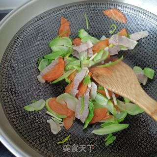 金华火腿炒儿菜的做法步骤：13