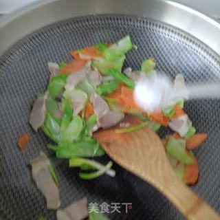金华火腿炒儿菜的做法步骤：14
