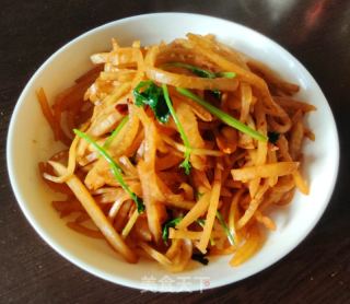 酸辣芥兰头的做法步骤：7