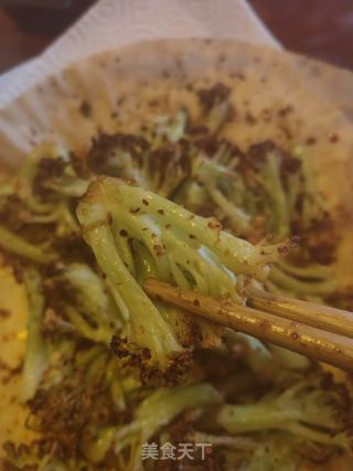 香辣花菜的做法步骤：8