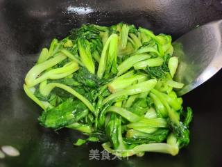 蚝油青菜的做法步骤：3