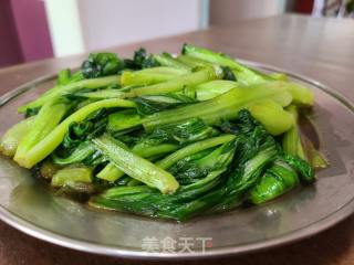 蚝油青菜的做法步骤：5