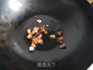 油豆腐炒青菜的做法步骤：3