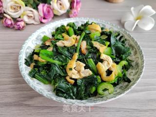 油豆腐炒青菜的做法步骤：5