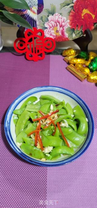 白灼荷兰豆的做法步骤：6