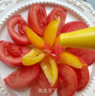 蜂蜜拌双色番茄的做法步骤：5