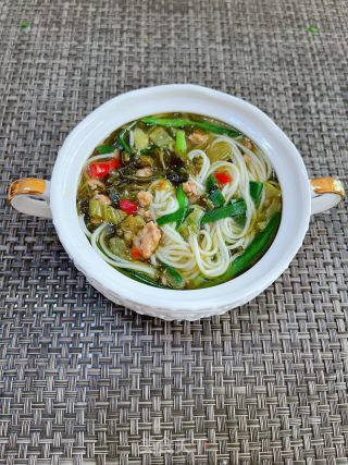 酸菜肉沫汤面的做法步骤：16