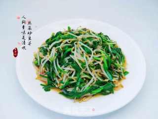 韭菜炒豆芽的做法步骤：6