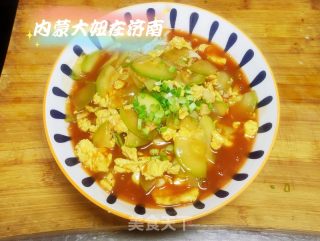 西葫鸡蛋面的做法步骤：12