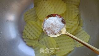 网格薯片的做法步骤：7