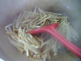 萝卜炒菠菜的做法步骤：9