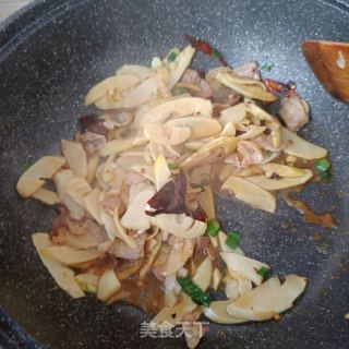 金华火腿炒雷笋的做法步骤：16