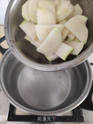 芥兰头炒腊肉的做法步骤：3