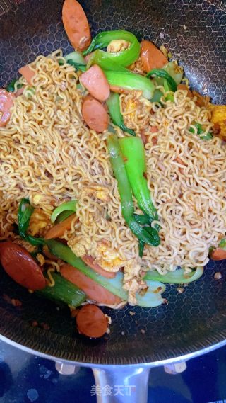 炒面的做法步骤：5