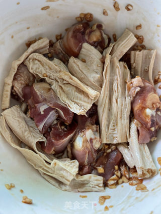腐竹蒸鸡的做法步骤：8