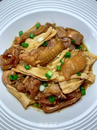 腐竹蒸鸡的做法步骤：14