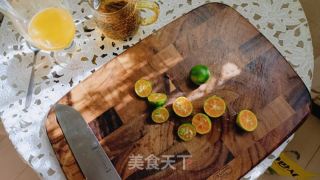 七窨茉莉卡曼橘果汁的做法步骤：6