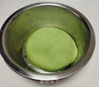 绿茶粉烙饼的做法步骤：2