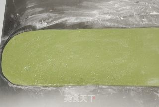 绿茶粉烙饼的做法步骤：3