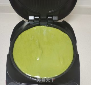 绿茶粉烙饼的做法步骤：10