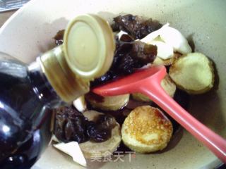 黑木耳茭白烧圆素鸡的做法步骤：6