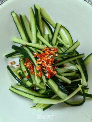 小米椒黄瓜条的做法步骤：9
