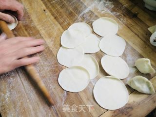韭菜粉条鸡蛋水饺的做法步骤：9