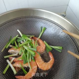韭菜炒鲜虾的做法步骤：10