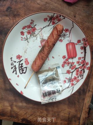 煎火腿(烧烤肠)的做法步骤：4