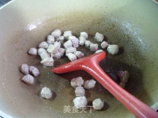 杂菜瘦肉丁炒茭白的做法步骤：5
