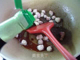 杂菜瘦肉丁炒茭白的做法步骤：7