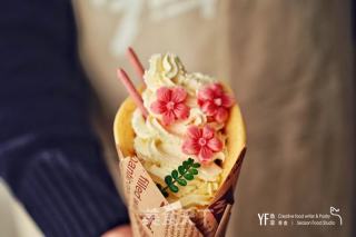 奶油樱花可丽卷 | 零基础????成功的做法步骤：8