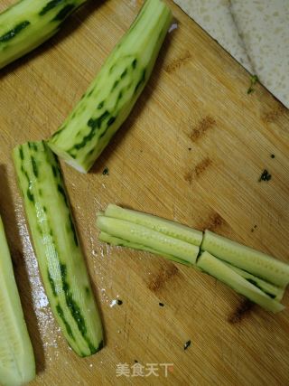 清腌黄瓜的做法步骤：3