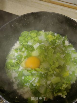 鸡蛋豆腐白菜羹的做法步骤：6