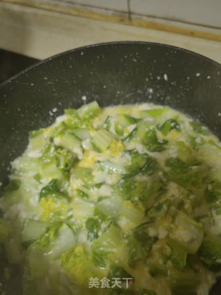 鸡蛋豆腐白菜羹的做法步骤：7