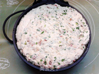 葱香腊肉发面大饼的做法步骤：12