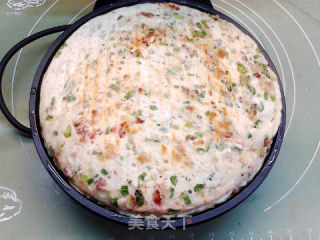 葱香腊肉发面大饼的做法步骤：14