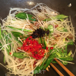 时蔬炒煎饼的做法步骤：9