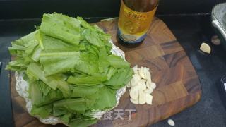 蚝油油麦菜的做法步骤：1