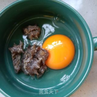 海参煎蛋拌黄瓜木耳的做法步骤：6