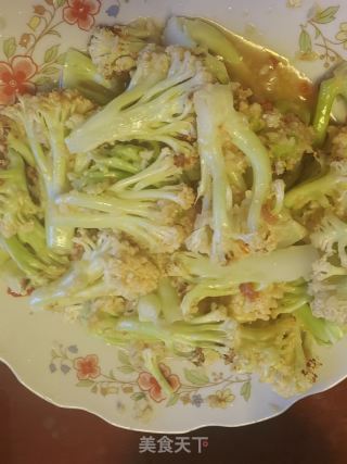 蒜泥花菜的做法步骤：8
